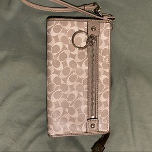 Coach wristlet/wallet